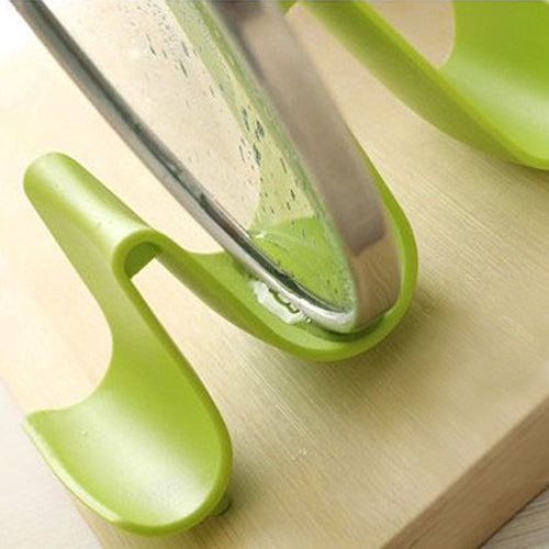 Plastic Kitchen Pot Pan Cover Lid Shell Stand Shelf Holder Rack Cooking Tool