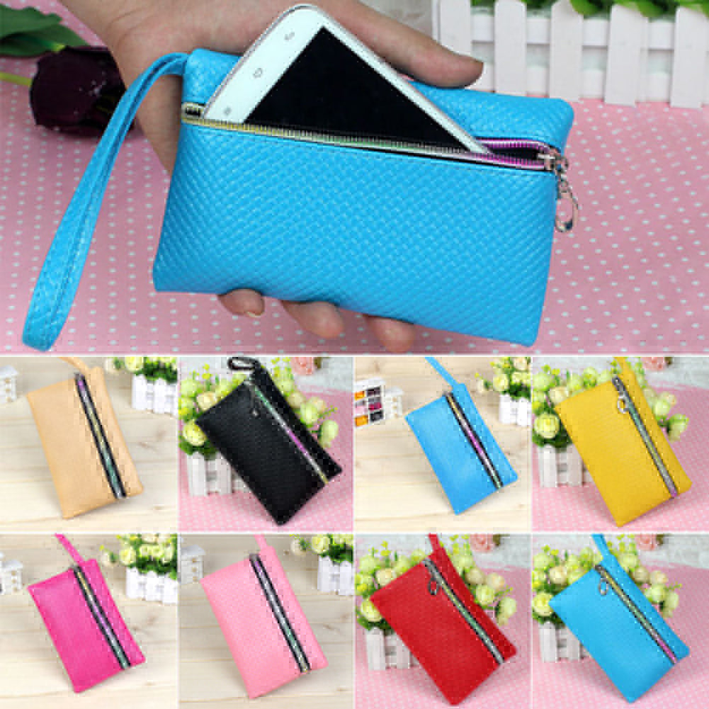 Women's Faux Leather Wallet Purse Long Handbag Phone Bag Card Holder Gift