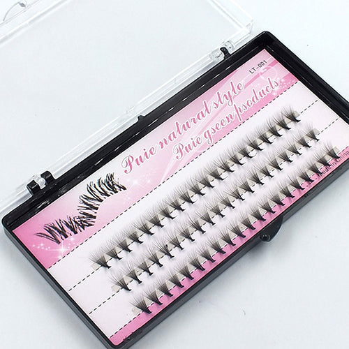 Professional Makeup 60 Pcs Clusters Eye Lashes Grafting Fake False Eyelashes