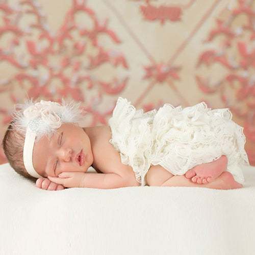 Girls' Lovely Cutie Bowknot Lace Ruffle Petti Toddler Baby Sling Romper Jumpsuit