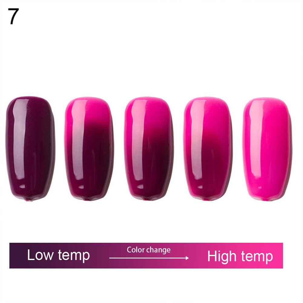 6ml Color Change Long-lasting Soak Off UV LED Nail Gel Art Polish DIY Manicure