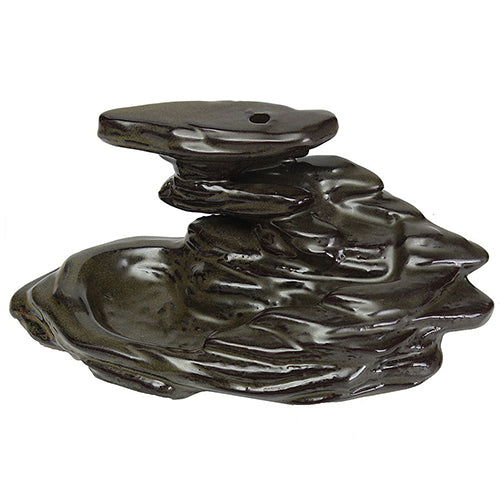 Classical Ceramic Incense Burner Censer Holder + 5 Backflow Tower Incense Cones