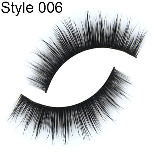 Fashion Mink Hair Soft Long Natural Thick Makeup Eye Lashes False Eyelashes