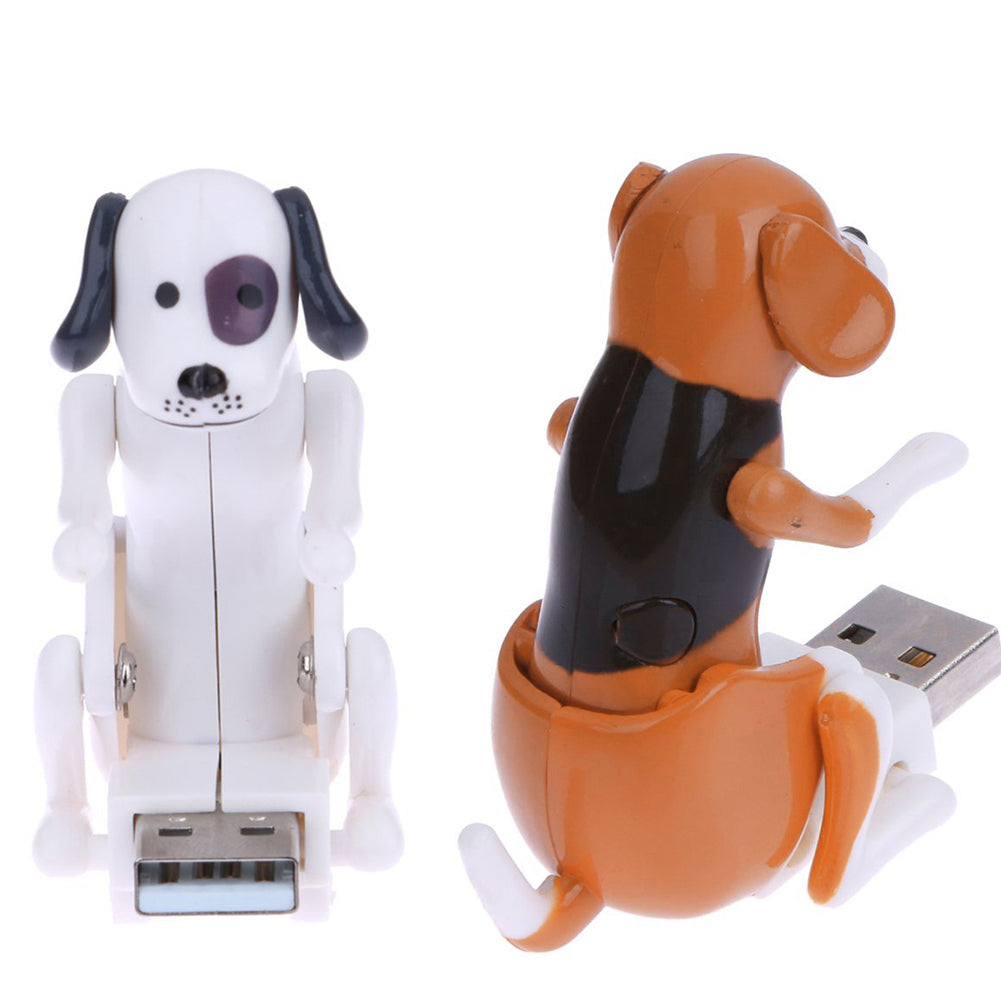 Portable Mini Funny Cute USB Humping Dog Pressure Relieve Creative Toy Gift