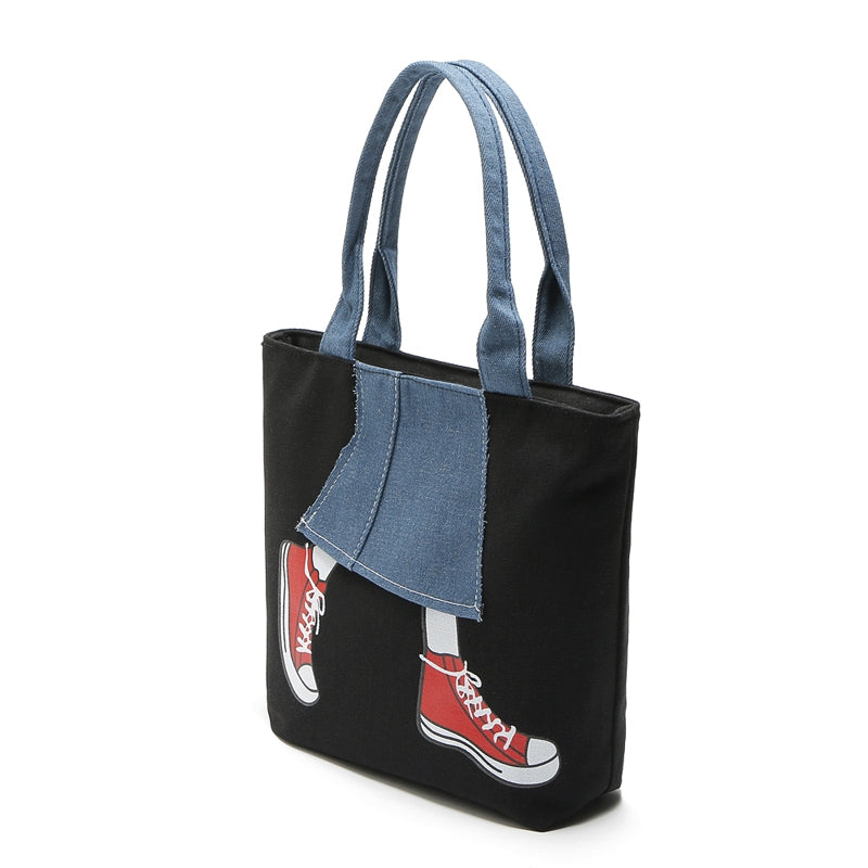 Girl Jean's Skirt Design Women Handbag Shouder Bag