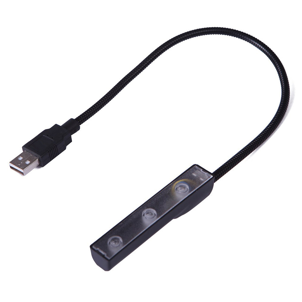 Portable Flexible LED Light USB Powered Lamp for Laptop Notebook PC Computer
