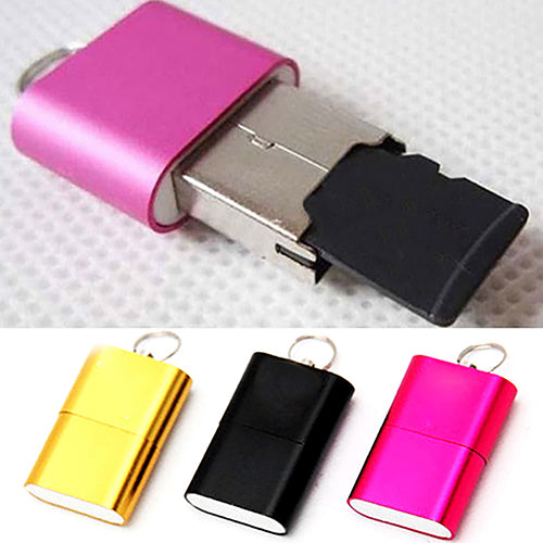 Cool High Speed Mini USB 2.0 Micro SD TF T-Flash Memory Card Reader Adapter