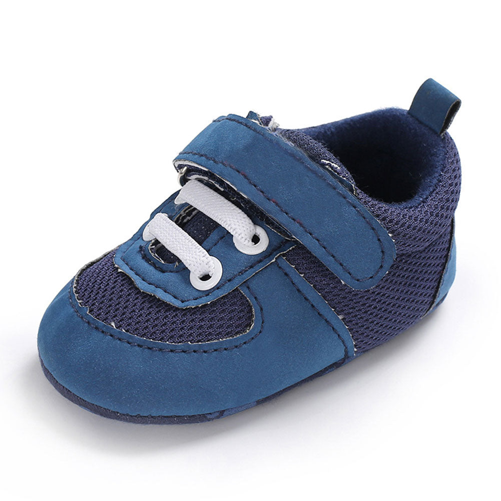 Infant Newborn Baby Mesh Magic Tape Anti-slip Soft Sole Prewalker Toddler Shoes