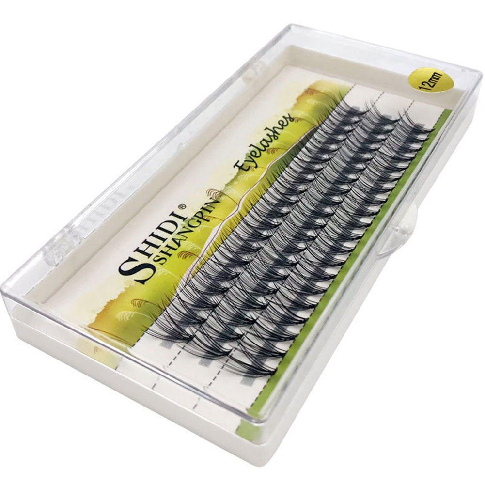 60Pcs/Box Eyelash Extension Handmade False Lashes Cluster Natural Long 8/10/12mm