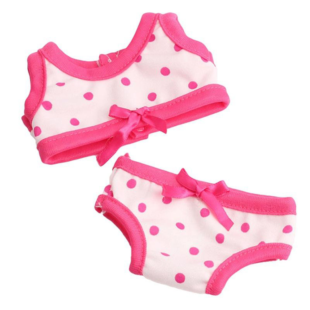 Cute Underwear Bowknot Polka Dot Top Panties for American Girl Doll 18 inch