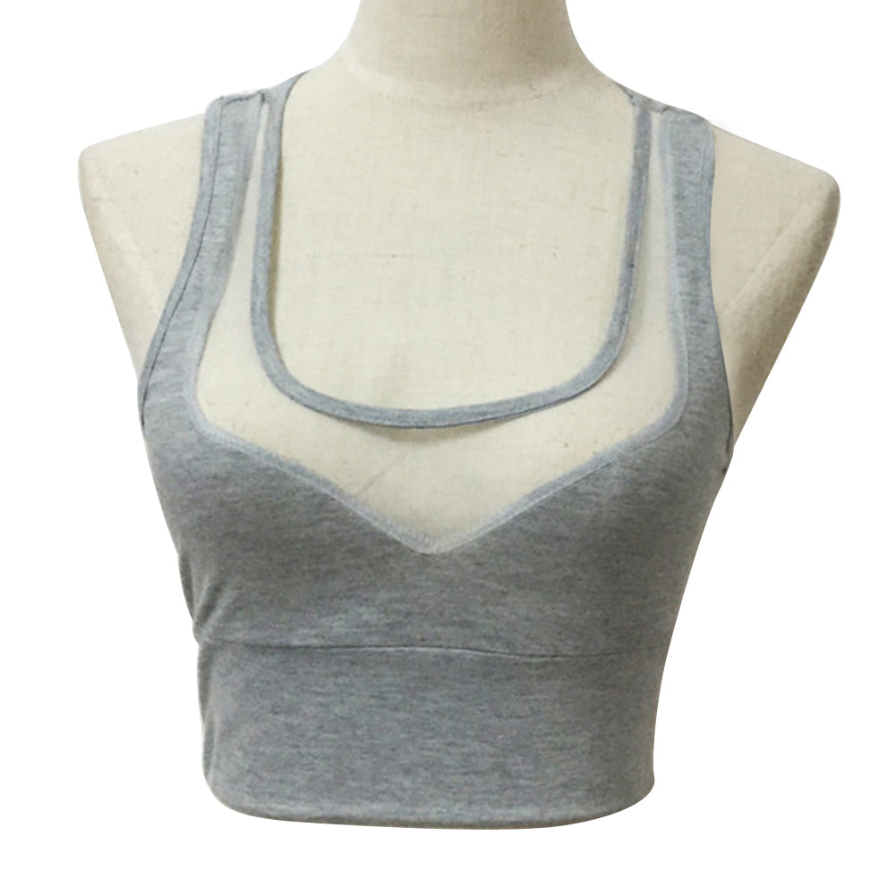 Fashion Summer Women Casual Tank Top Sleeveless See Through Sexy Crop Top