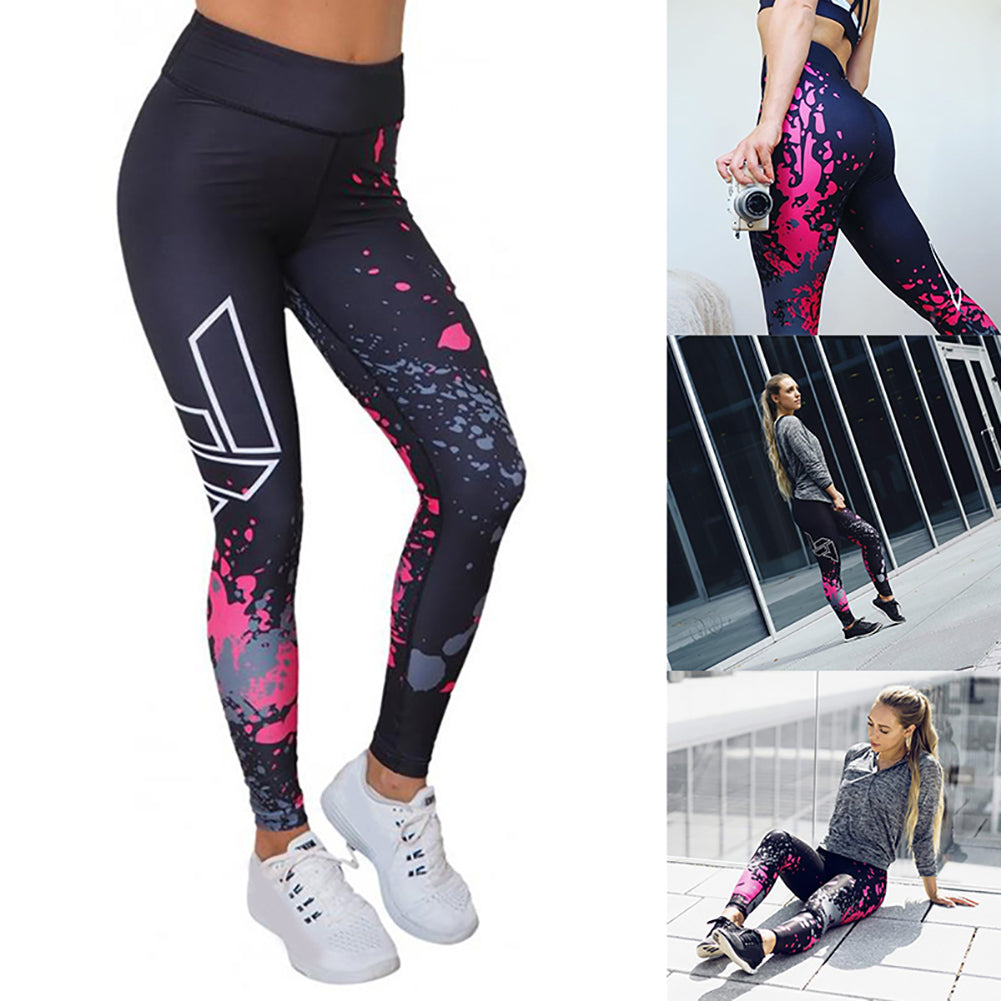 Women's High Waist Athletic Gym Workout Fitness Yoga Slim Leggings Pants