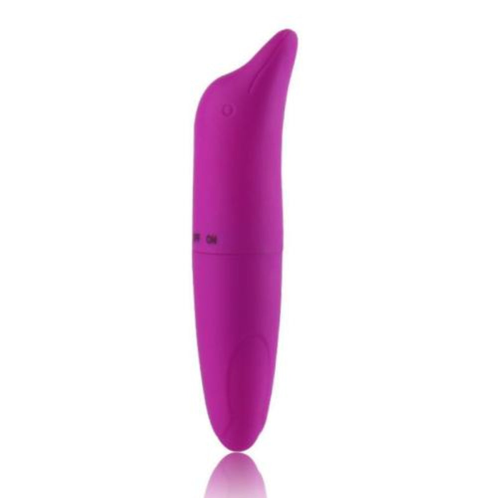 ABS Mini Cute Dolphin Adult Women G-Spot Massager Masturbation Vibrator Sex Toy