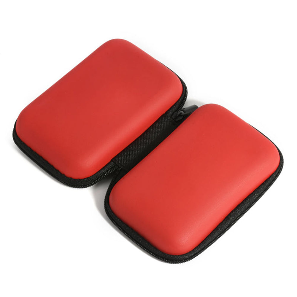 Portable Mini Storage Case Zipper Carry Pouch Bag Box for Earphone Headphone