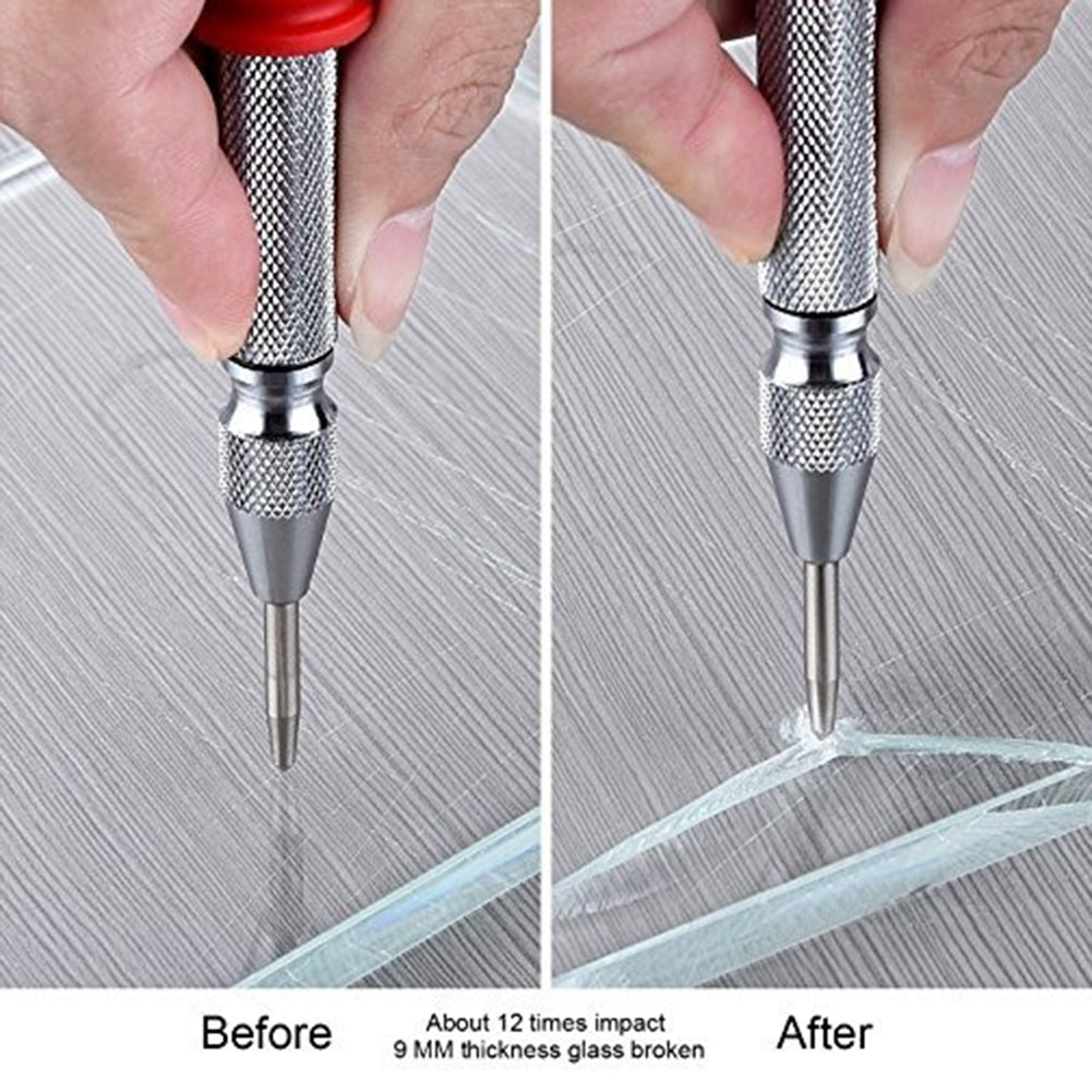 Automatic Center Hole Punch Glass Breaker Tool with Determine Drilling Position