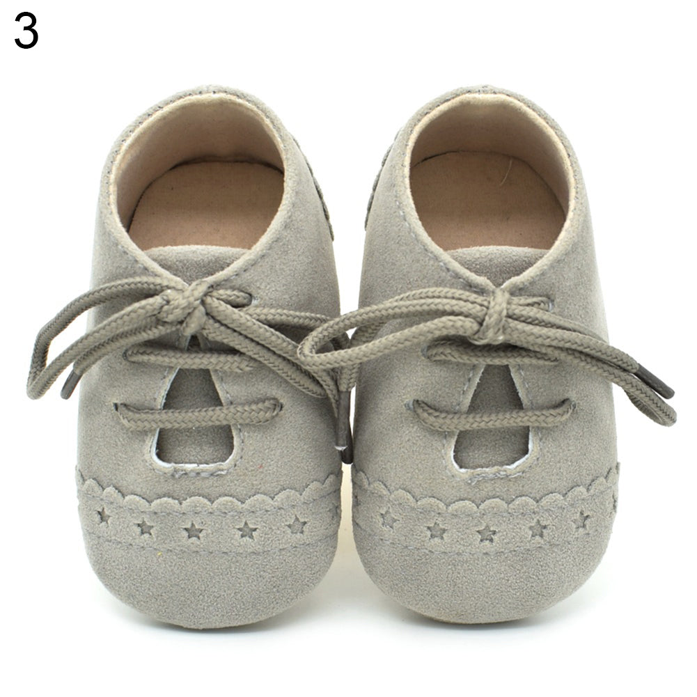 Fashion Toddler Baby Boys Girls Faux Leather Shoes Soft Flats Casual Prewalker