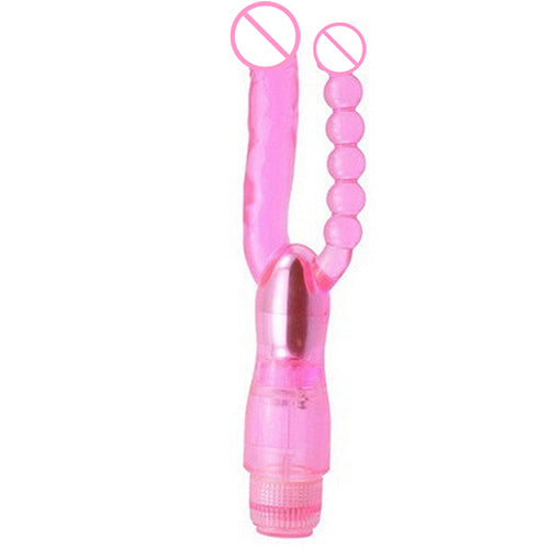 Dual Penetration Vibrator G-Spot Vibrating Stimulator Vibrator Dildos Sex Toys
