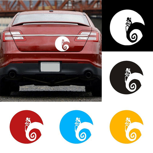 Skeleton Hood Tailgate Side Window Decal Car Truck Reflective Sticker Decoration