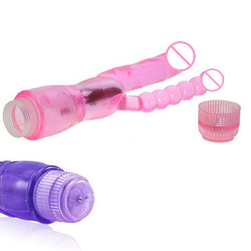 Dual Penetration Vibrator G-Spot Vibrating Stimulator Vibrator Dildos Sex Toys