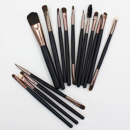 15 Pcs Makeup Brushes Set Powder Foundation Mascara Lip Brush Cosmetic Tool