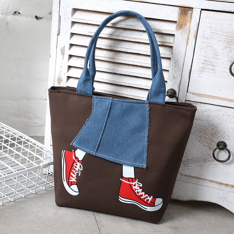 Girl Jean's Skirt Design Women Handbag Shouder Bag