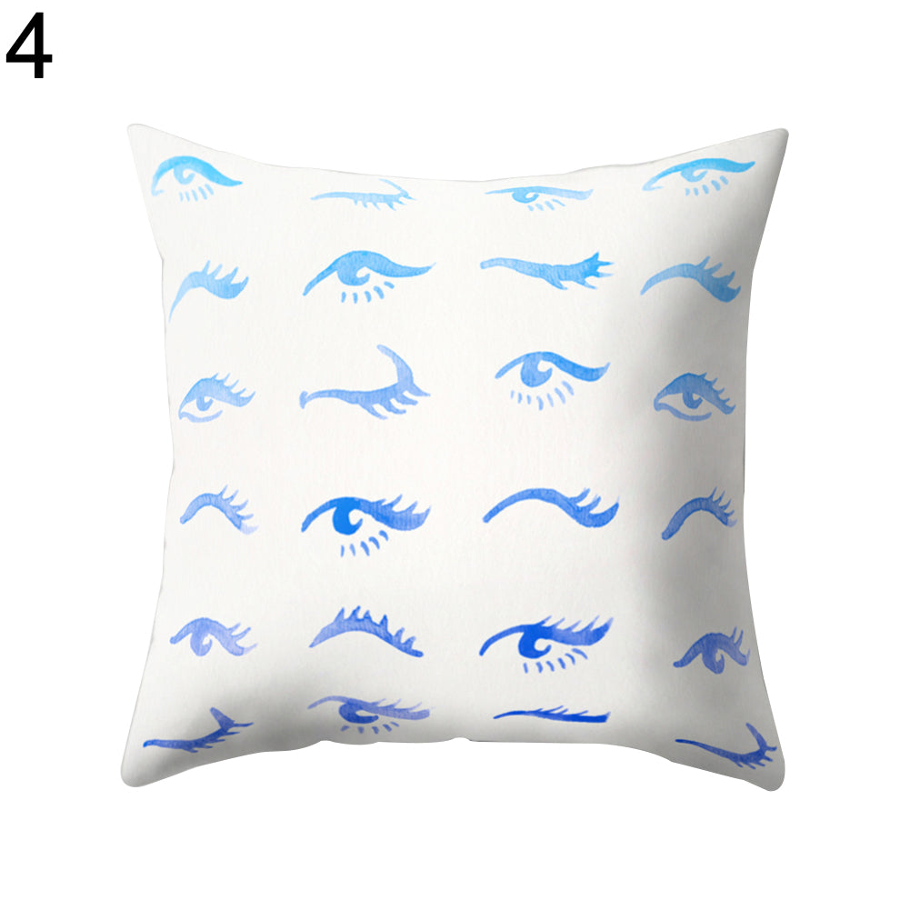 Eyes Print Pattern Throw Pillow Case Bed Sofa Waist Cushion Cover Home Decor