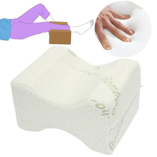 Memory Foam Knee Leg Pillow Bed Spacer Cushion Wedge Pressure Relief Sleep Aid