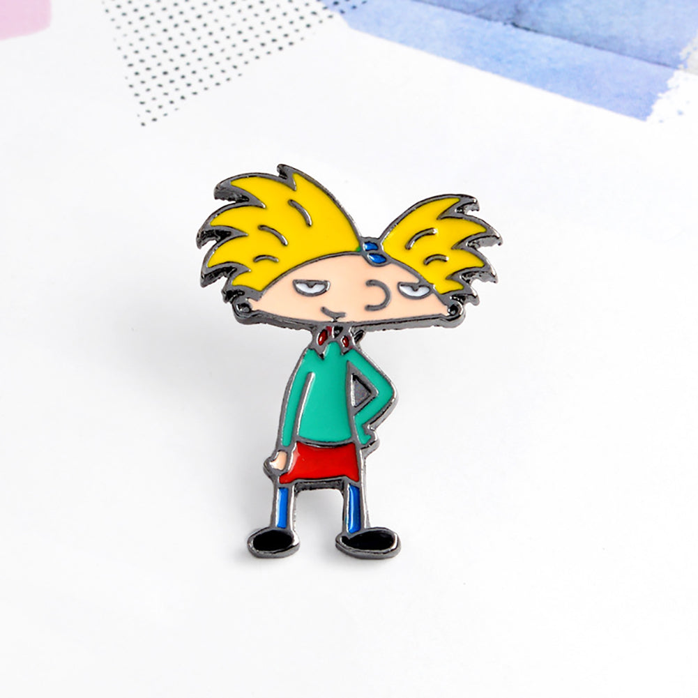 Cute Cartoon Character Brooch Pin Badge Enamel Fashion Accessory Scarf Jewelry