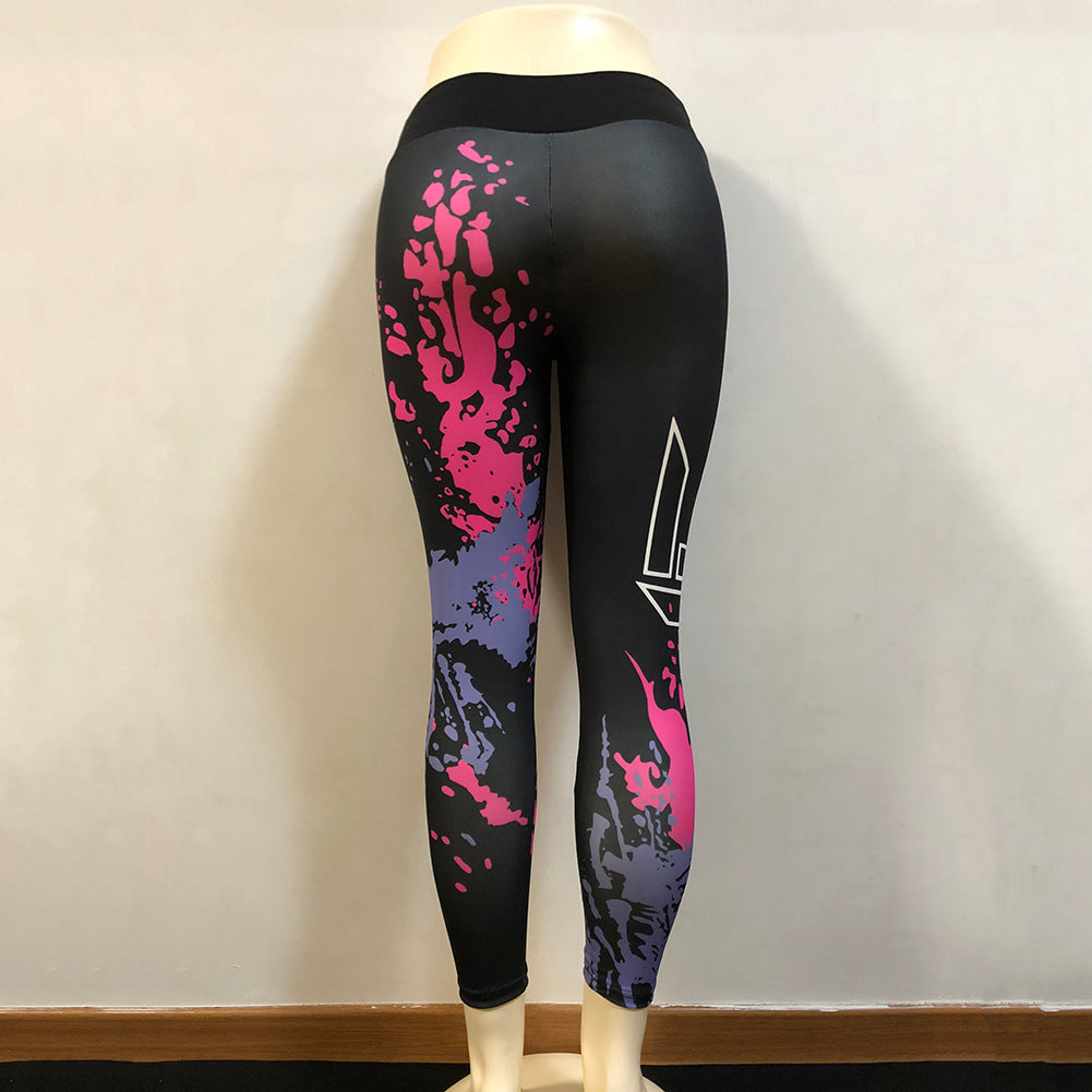 Women's High Waist Athletic Gym Workout Fitness Yoga Slim Leggings Pants