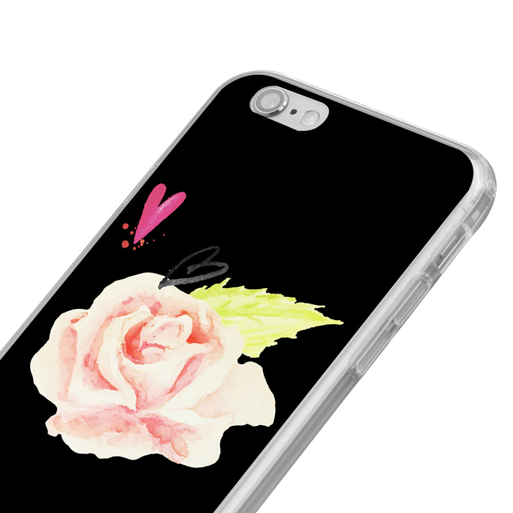 Hand-painted Roses Case Cover for iPhone 5S 6 7 Samsung Galaxy S5 S6 S7 Plus