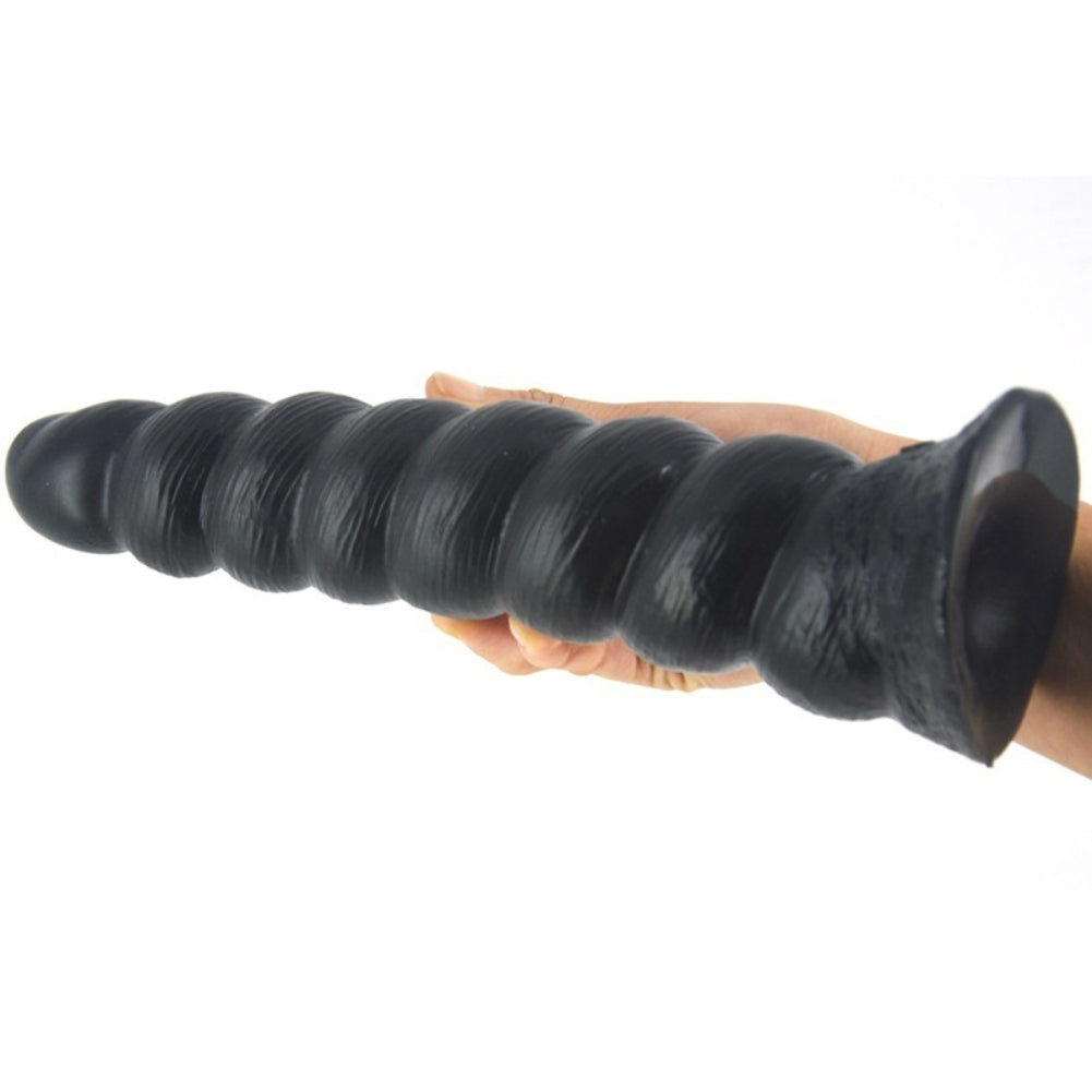 Simulation Conch Spiral Butt Plug Dildo Sucker Women Men Adult Products Sex Toys