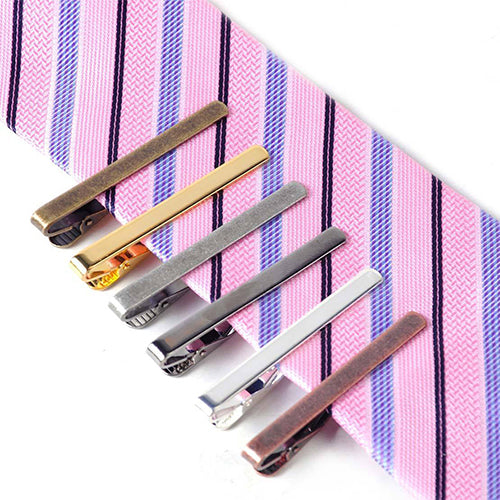 Fashion Men Metal Simple Necktie Tie Bar Clip Clasp Pin Business Accessory Gift