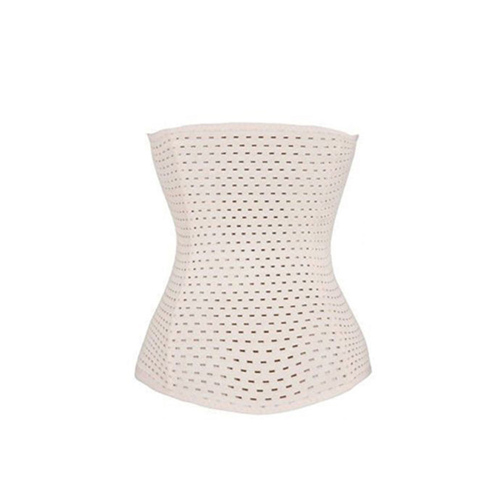 Women Breathable Underbust Corset Waist Tummy Control Trainer Belt Body Shaper