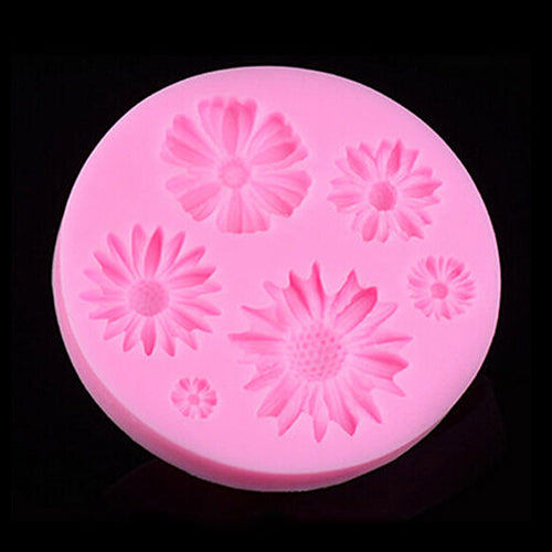 3D Flower Fondant Cake DIY Mold Silicone Mould Sugarcraft Baking Decorating Kit