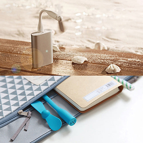 Portable Flexible USB Mini Fan for All Power Supply USB Output PC Notebook