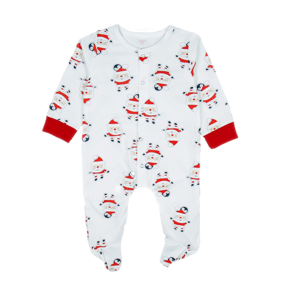 Cartoon Baby Santa Claus Long Sleeve Romper Christmas One-piece Jumpsuit