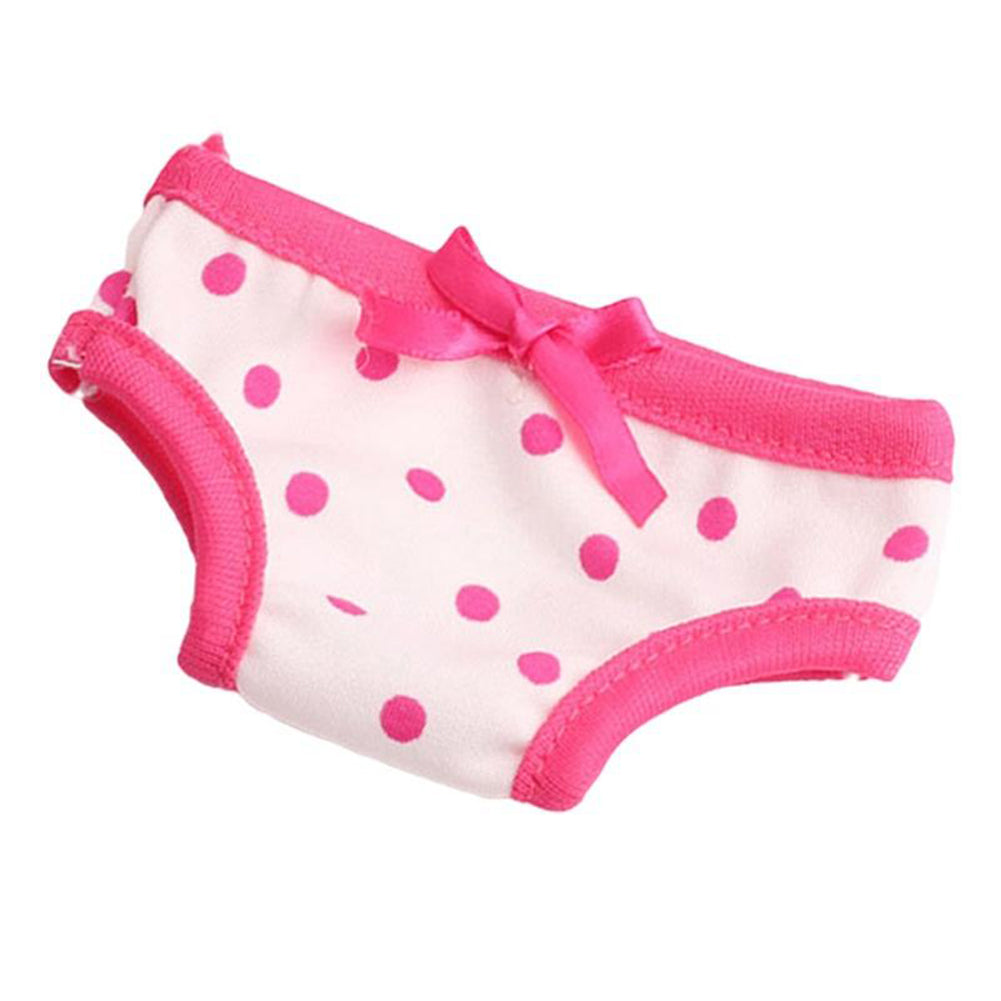 Cute Underwear Bowknot Polka Dot Top Panties for American Girl Doll 18 inch