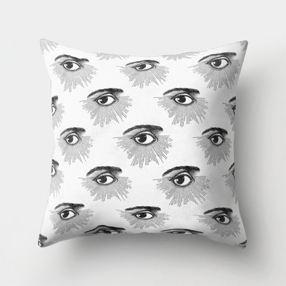 Eyes Print Pattern Throw Pillow Case Bed Sofa Waist Cushion Cover Home Decor