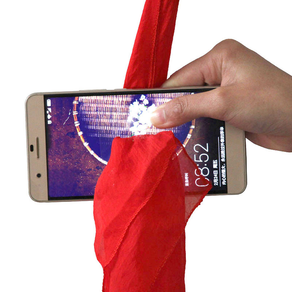 Silk Towel Cross Through Cellphone Stage Performance Magic Prop Tool Joke Toy