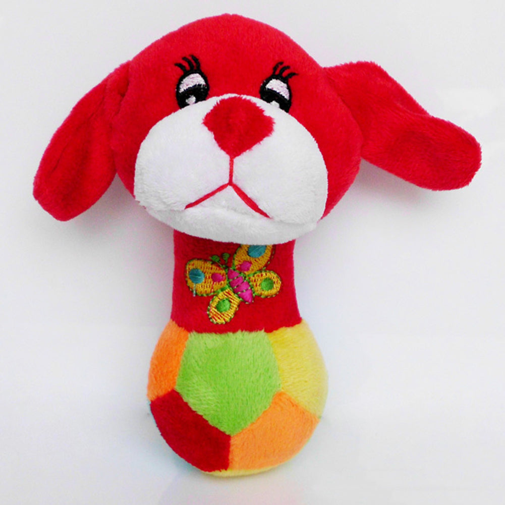 Pet Dog Puppy Chew Biting Squeaky Plush Sound Playing Training Squeaker Toy