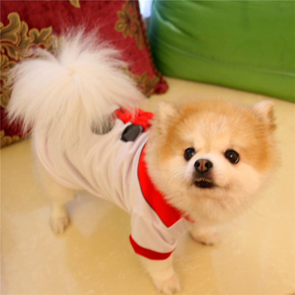 Pet Dog Cat Fashion Snowman Style Clothes Puppy Christmas Costumes Apparel
