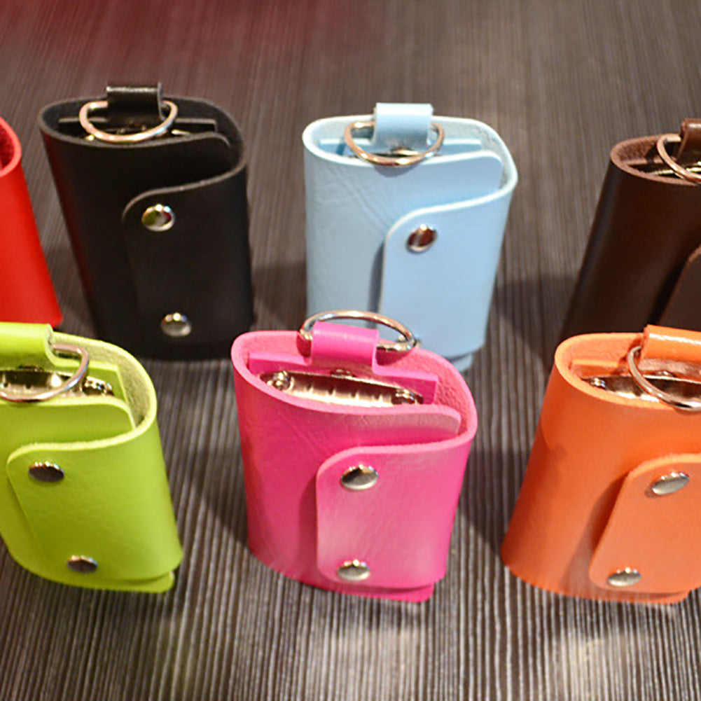 Men Women Multifunctional Button Car Key Case Fashion Home Holder Pouch Wallet