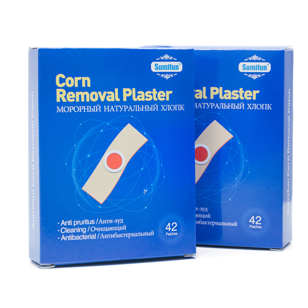 42Pcs Corn Removal Plaster Anti-Bacterial Skin Health Care Pruritus Relief Patch