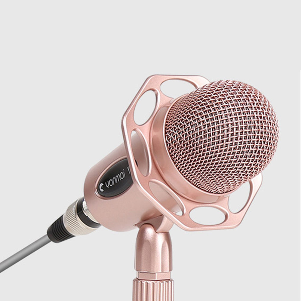 3.5mm Portable Omnidirectional XLR Cable Karaoke Singing Computer Microphone Mic