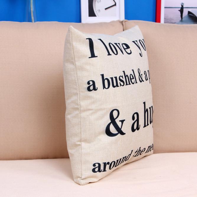I Love You A Bushel And A Peck Sofa Bed Home Decor Pillow Case Cushion Cover