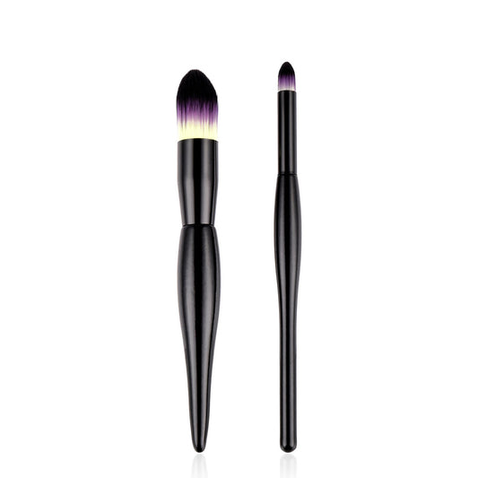 2Pcs Professional Foundation Powder Eyeshadow Eyeliner Lip Makeup Brushes Set
