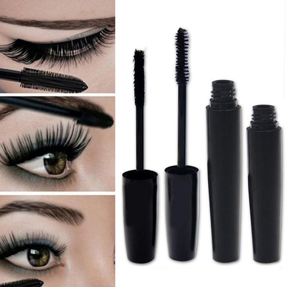 2Pcs Long Lasting Mascara Eyelash Black Long Curling Makeup Eye Lashes Extension