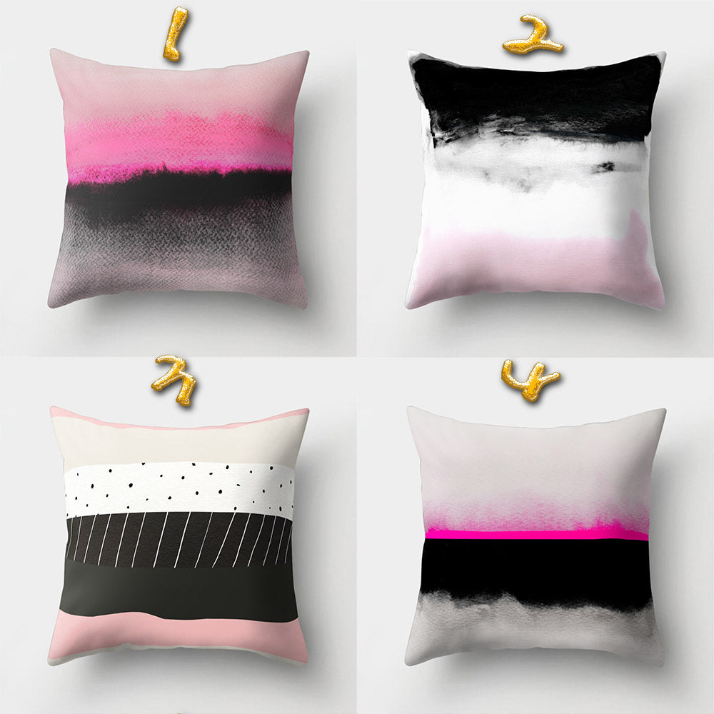 Rendering Color Throw Pillow Cover Cushion Case Pillowcase Car Home Sofa Decor