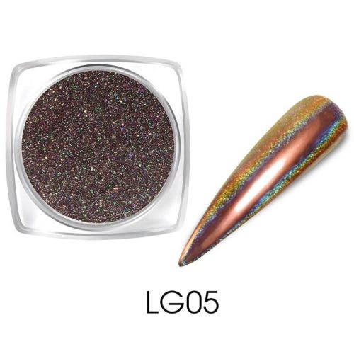 Chameleon Holographic Mirror Effect Nail Art Powder Chrome Pigment Dust Gift
