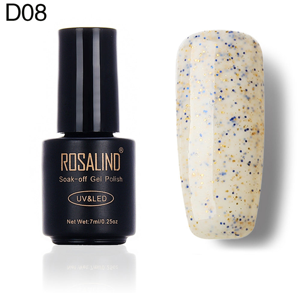 7ml Long Lasting UV Nail Gel Polish Glitter Enamel Nail-painting Manicure Tools